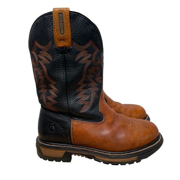 Rocky Boots Original Ride Flx Western Boot Women Size 8 M Waterproof - Picture 1 of 14